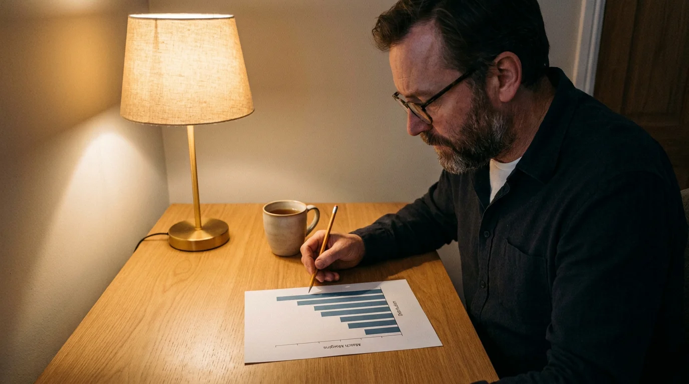 Analyst studying rugby margin distribution data for handicap betting