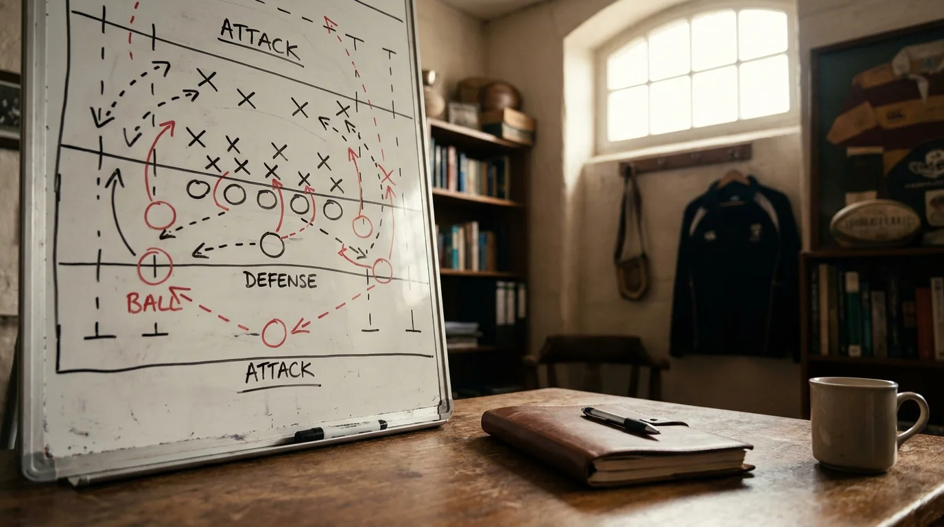 Rugby tactical attacking shape determining shirt number scoring outcomes