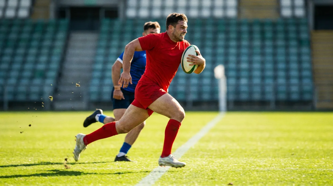 Rugby winger in attacking position favoured by first try scorer markets